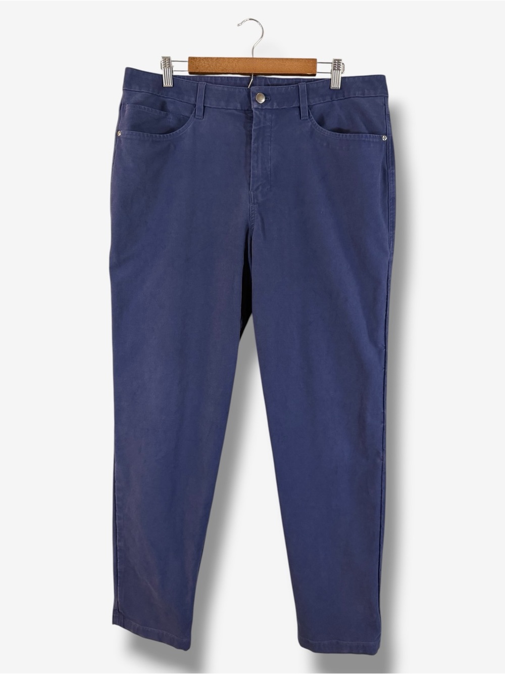 Lululemon ABC Slim Fit Pants Men’s 36 Dark Blue Stretch Knit Athleisure Preppy